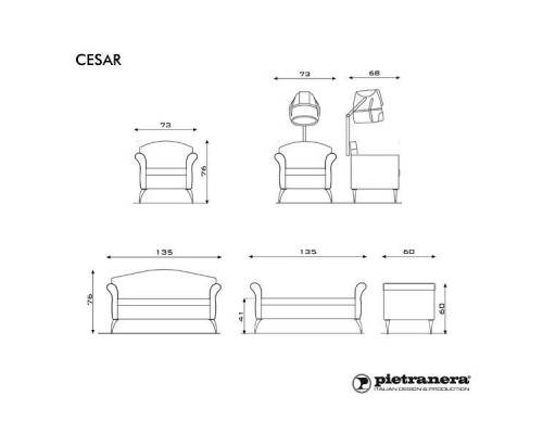 Мебель для ожидания CESAR