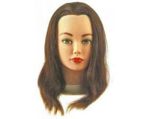Голова S Cathy натуральные волосы шатен 15-40см б/ш
