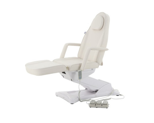 Косметологическое кресло ММКК-3 КО-176DP-03 электрическое с РУ с ножной педалью и пультом управления