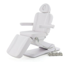 Косметологическое кресло ММКК-4 КО-185DP-03 с РУ с ножной педалью и пультом управления