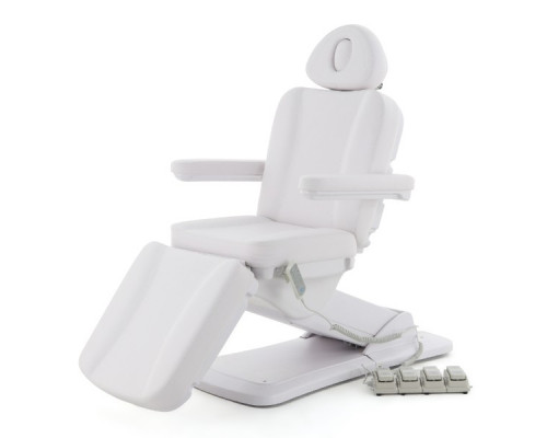 Косметологическое кресло ММКК-4 (КО-185DP-03) с РУ с ножной педалью и пультом управления