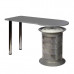 Маникюрный стол Elite plus серый, серый столешница