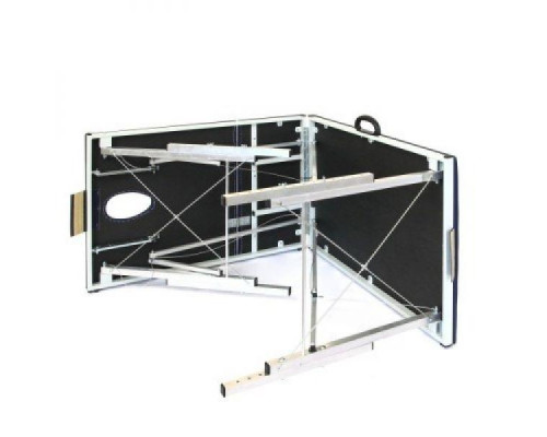 Складной трехсекционный массажный стол с регулировкой высоты 190*70 см