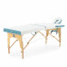Массажный стол складной деревянный JF-AY01 3-х секционный (светлая рама)