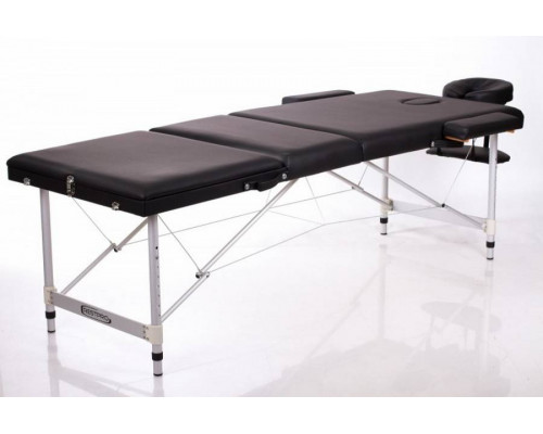 Складной массажный стол ALU 3 Black