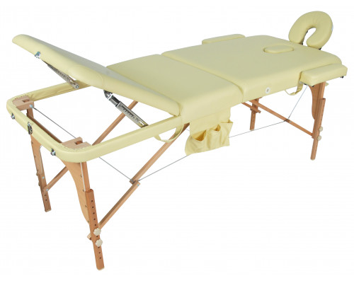 Массажный стол складной деревянный JF-AY01 3-х секционный М/К (МСТ-103Л)
