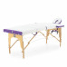 Массажный стол складной деревянный JF-AY01 3-х секционный (светлая рама)
