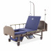 Кровать медицинская механическая для лежачих больных YG-6 (ММ-2124Н-12) ЛДСП с туалетным устройством и судном с крышкой, функцией «кардиокресло», в комплекте с матрасом