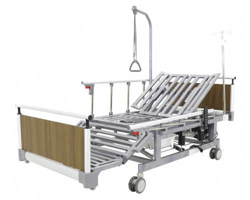 Кровать медицинская электрическая для лежачих больных DB-11А (МЕ-5248Н-00) с боковым переворачиванием, туалетным устройством и функцией «кардиокресло»