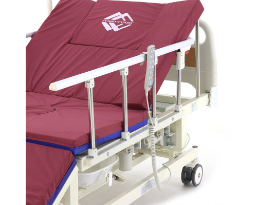 Кровать медицинская электрическая для лежачих больных DB-11А (MЕ-6528Н-04) с боковым переворачиванием, туалетным устройством и функцией «кардиокресло» и регулировкой высоты