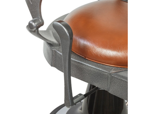 Кресло мужское барбер Ричард каркас крашенный металл (шагрень)