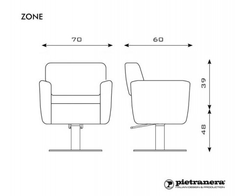 Кресло парикмахерское ZONE