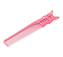 Расчёска с ручкой розовая для стрижки