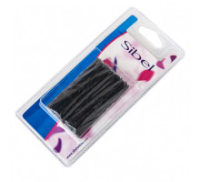 Шпильки для волос 65мм чёрные волнистые