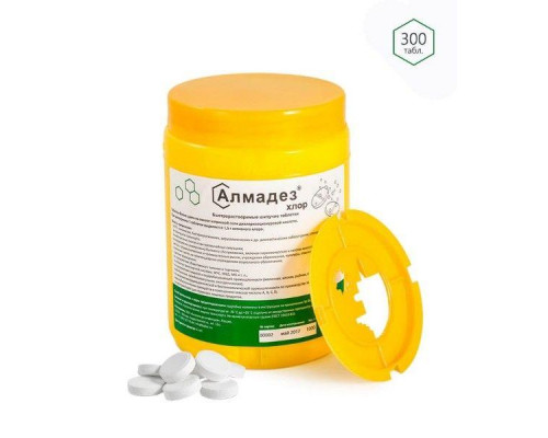 Алмадез-хлор таблетки 300 шт., желтая туба