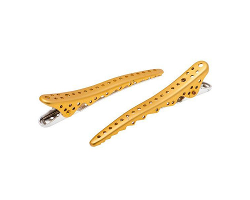 Комплект зажимов Shark Clip (8 штук), золотой, Shark Clip gold